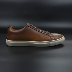 THURSDAY BOOTS Premier Low Top Sneaker Brown Minimal Quiet Luxury Old Money 6.5